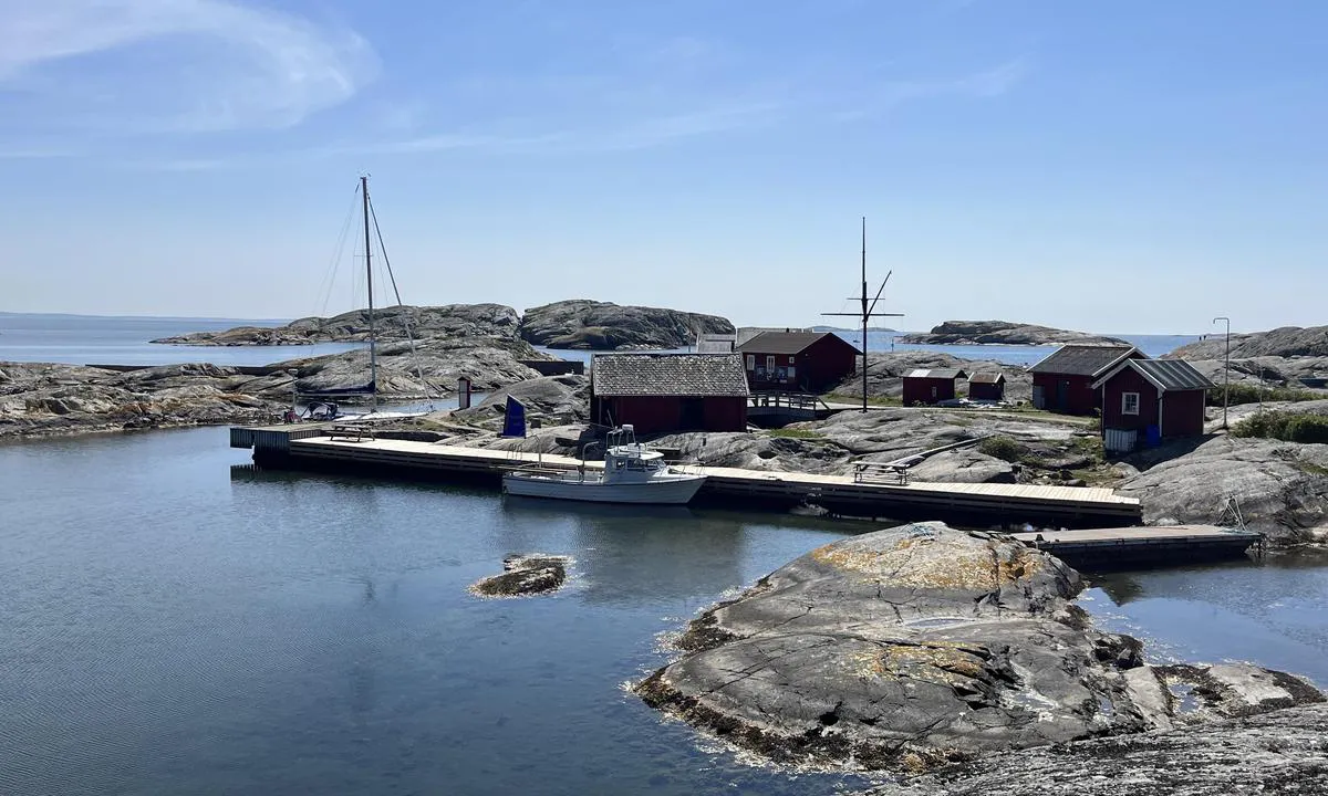 Väderöarnas Gästhamn: En maidag med sol og uten vind