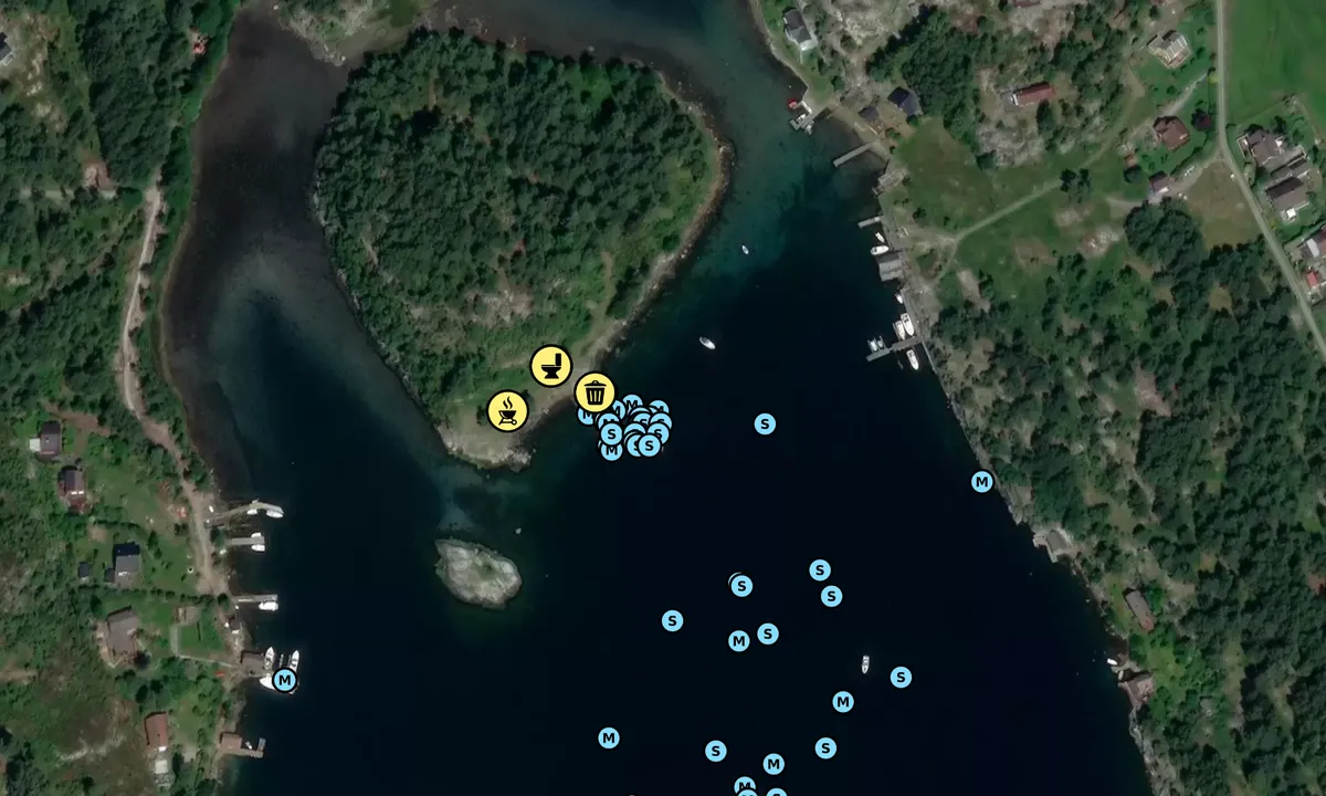 Satelite image of Vadholmen