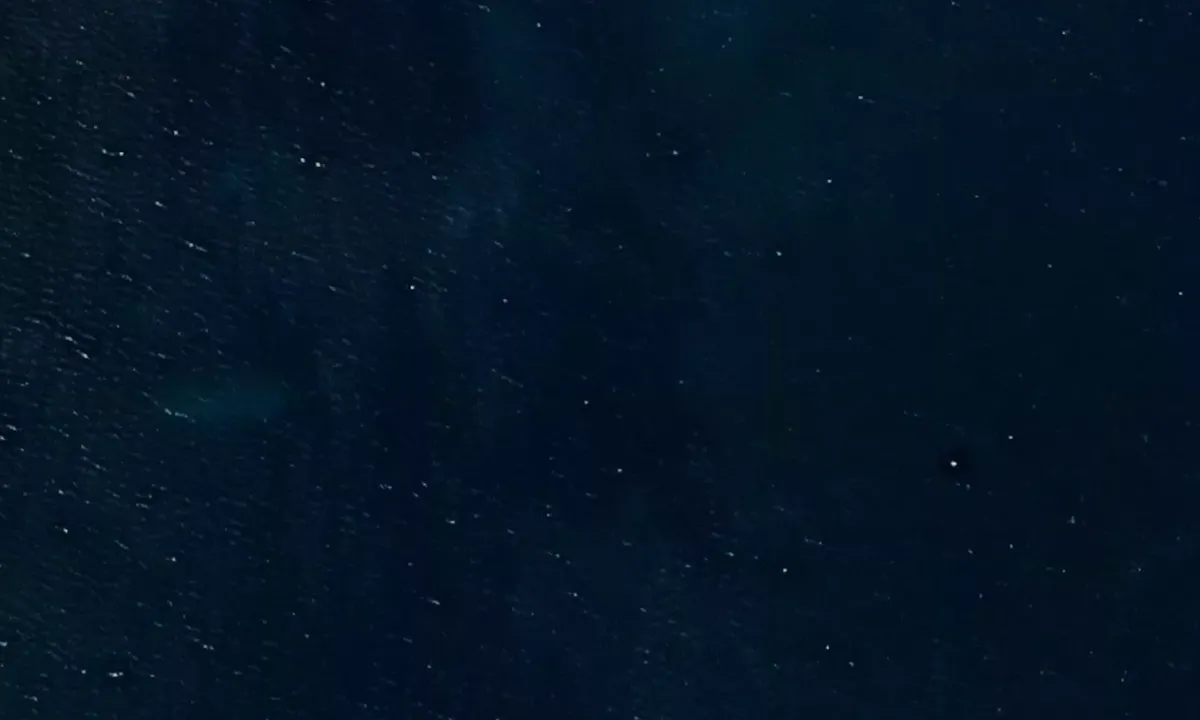 Satelite image of Værøy i Lofoten