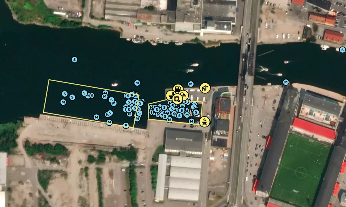 Satelite image of Værste Gjestehavn - Fredrikstad