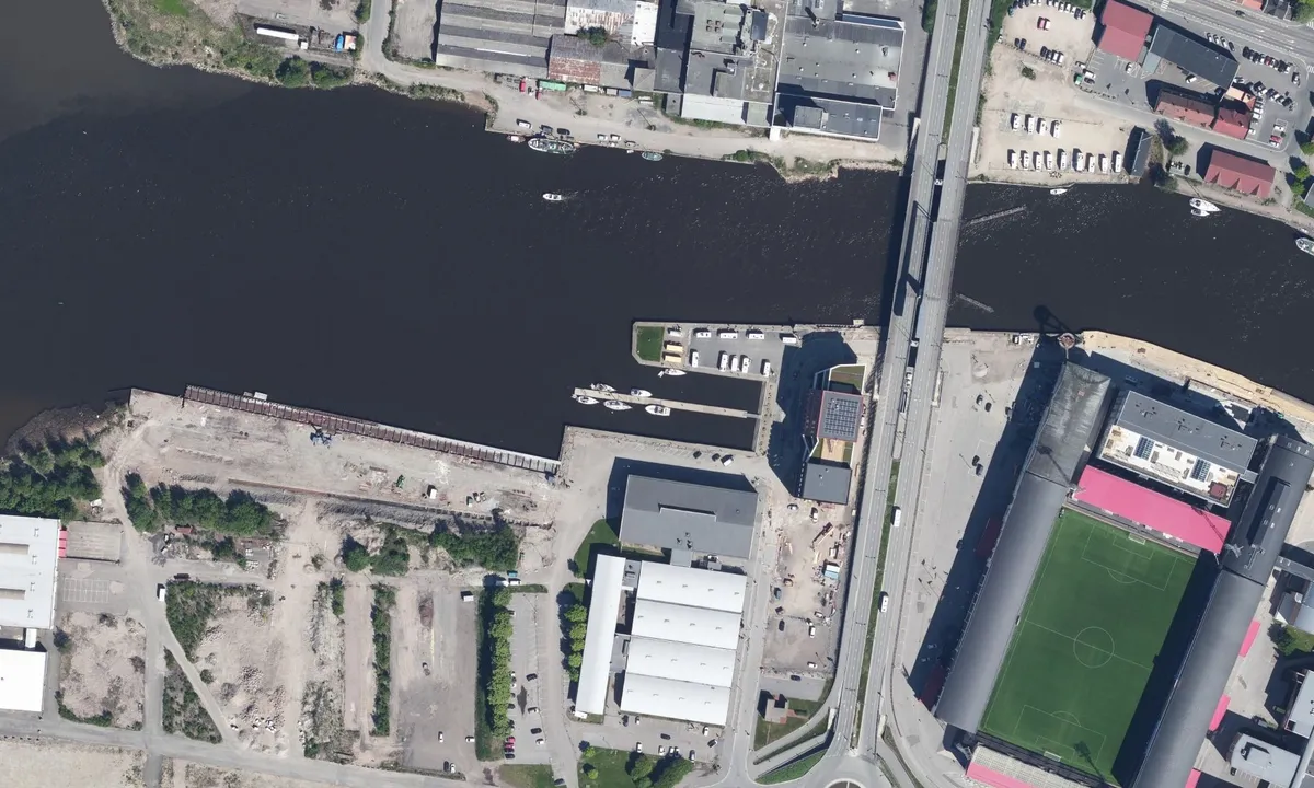 Flyfoto av Værste Gjestehavn - Fredrikstad