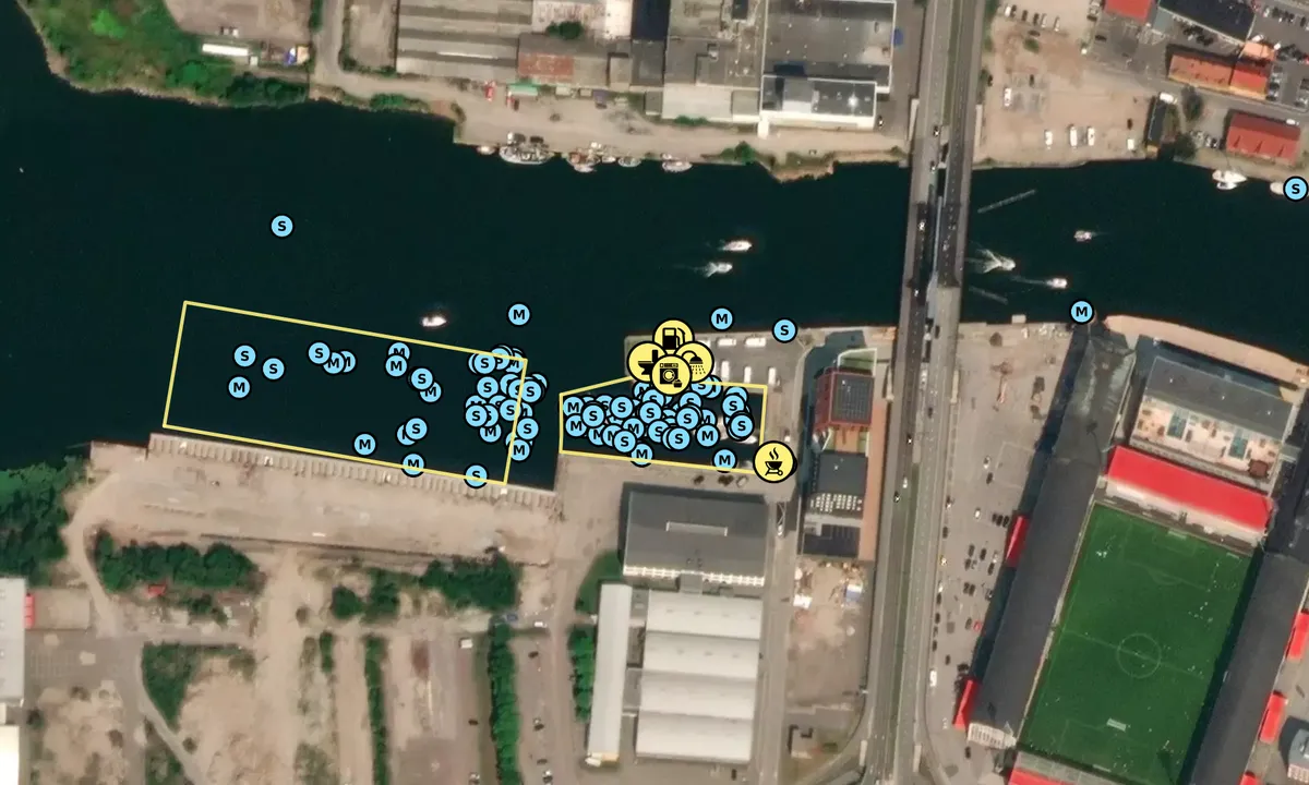 Satelite image of Værste Gjestehavn - Fredrikstad