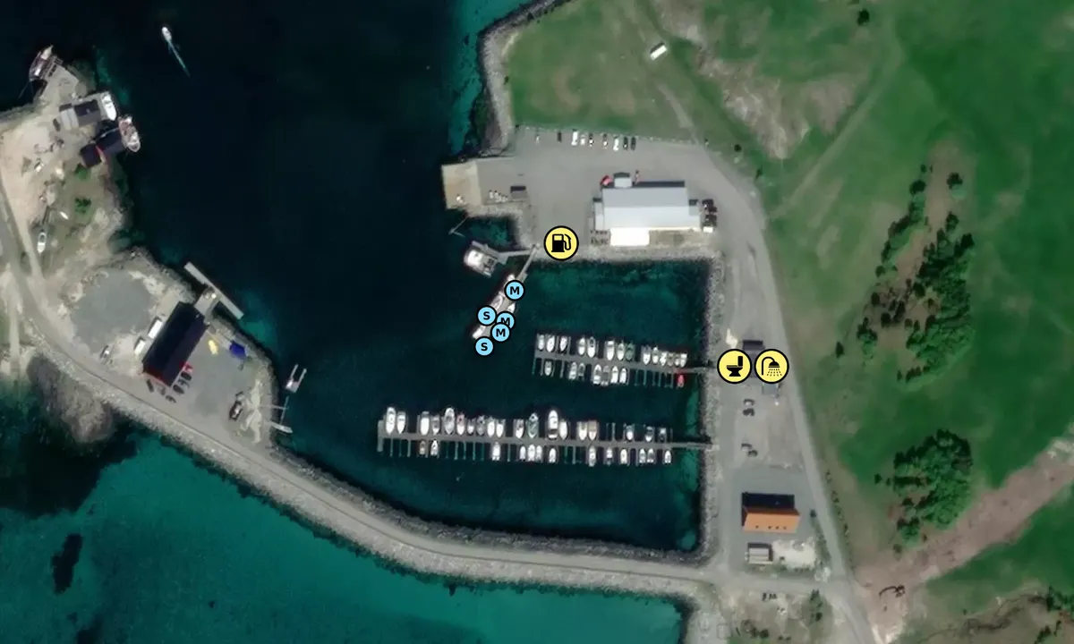Satelite image of Våg Havn - Sandhornøy