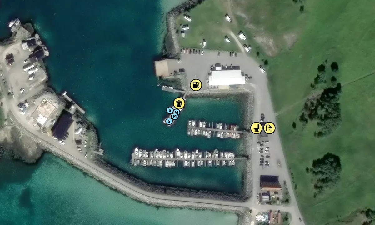 Satelite image of Våg Havn - Sandhornøy