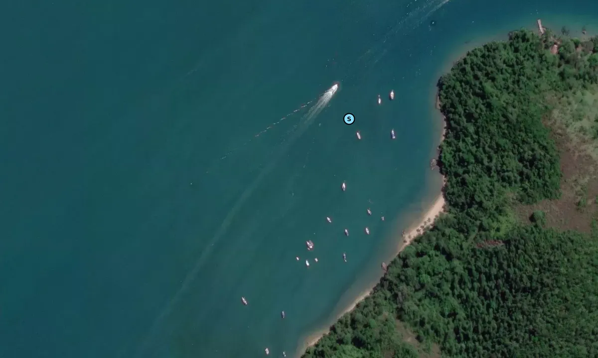 Satelite image of Vagabond Beach
