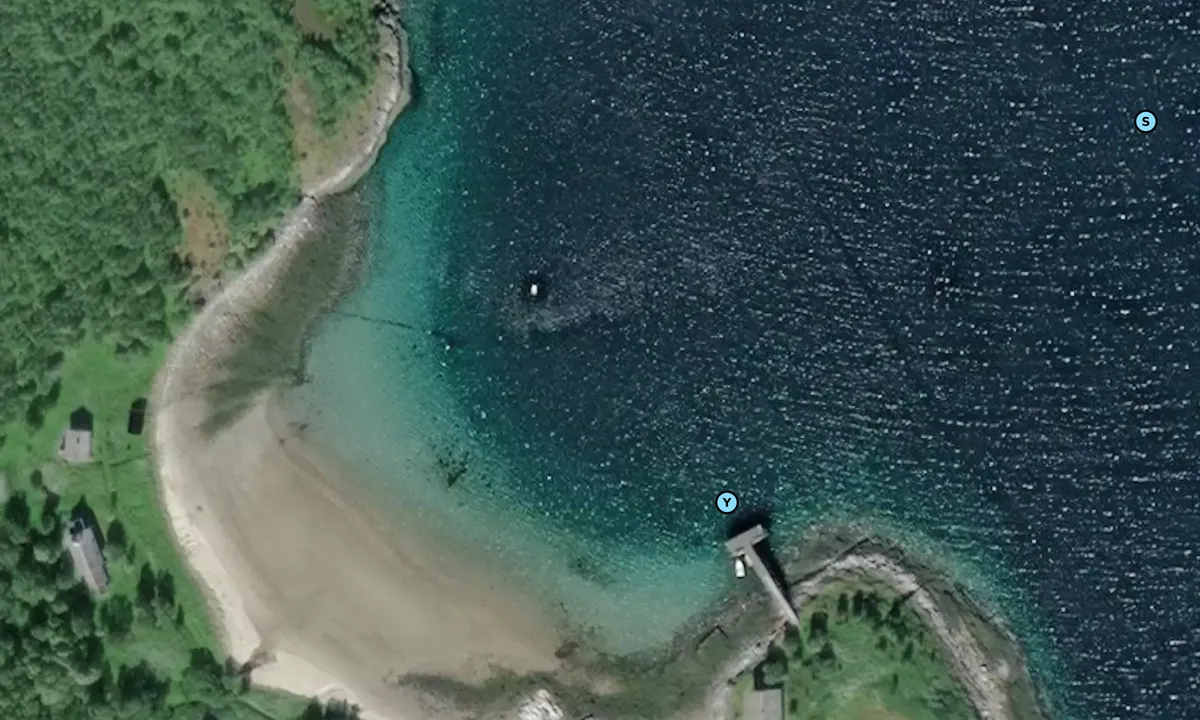 Satelite image of Vågen - Sørstraumen