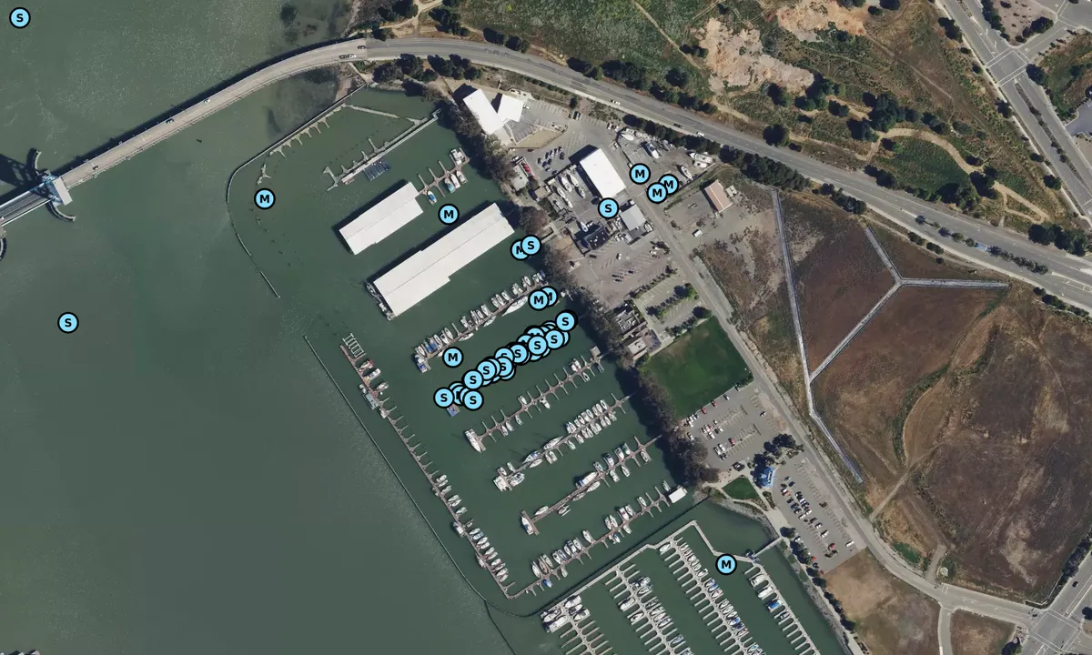 Satelite image of Vallejo Marine Craft