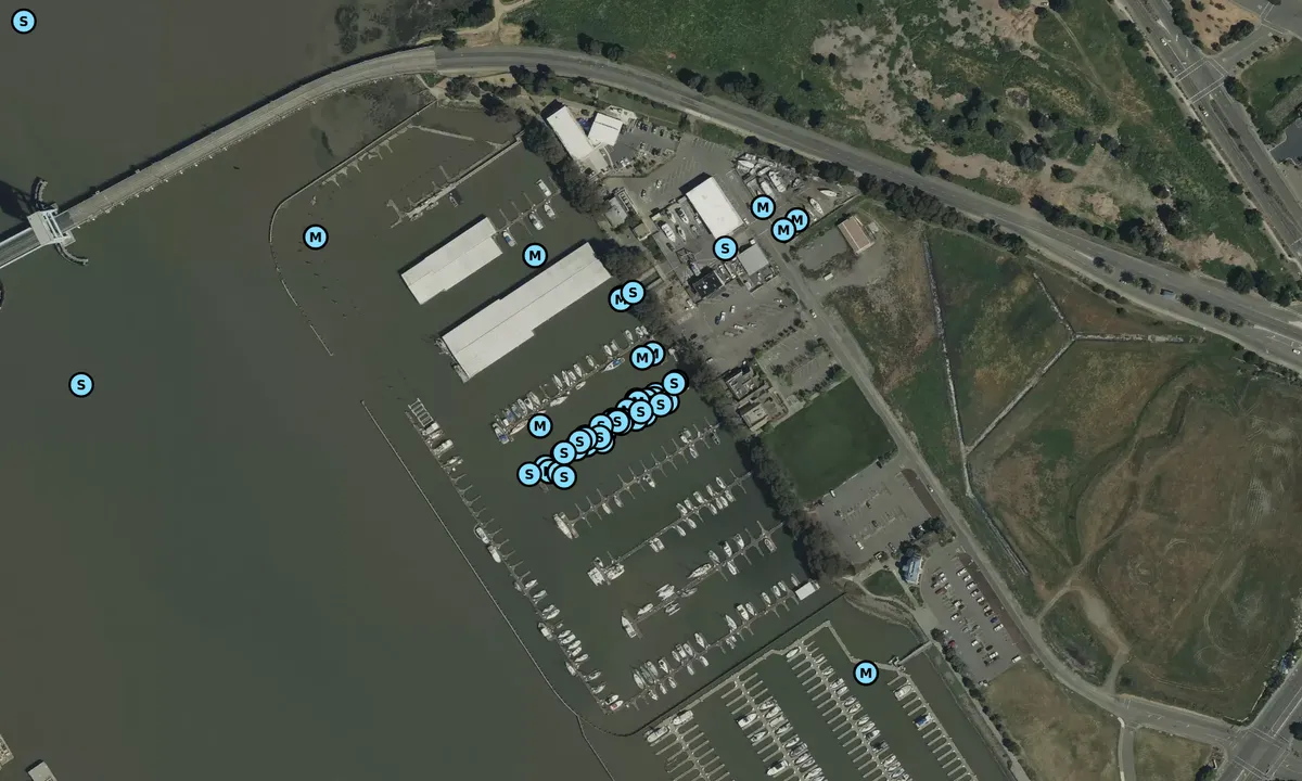 Satelite image of Vallejo Marine Craft