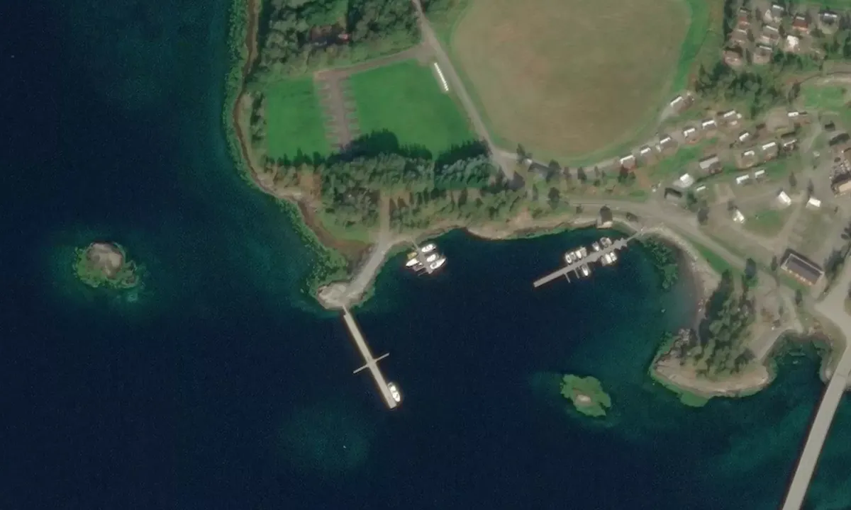 Satelite image of Valsøytunet Marina og Gjestebrygge