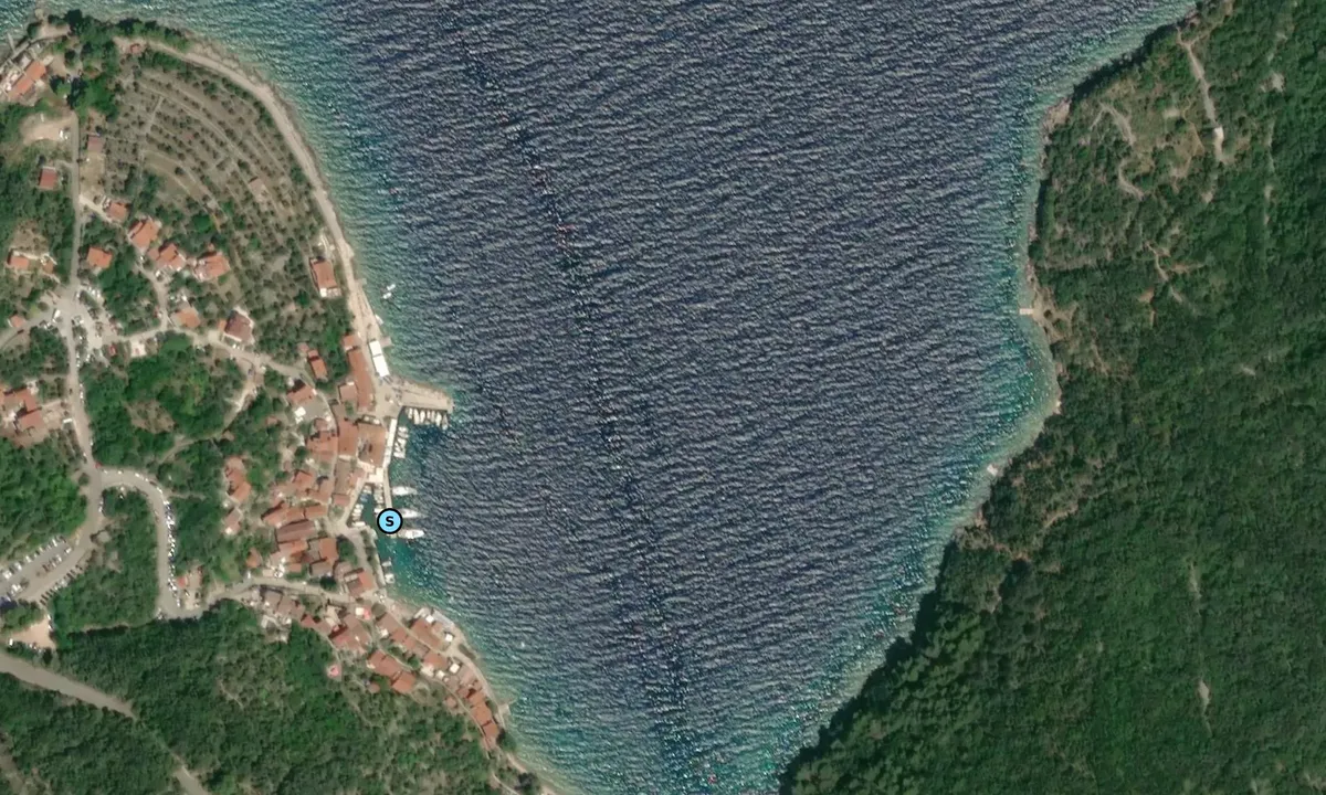Satelite image of Valun