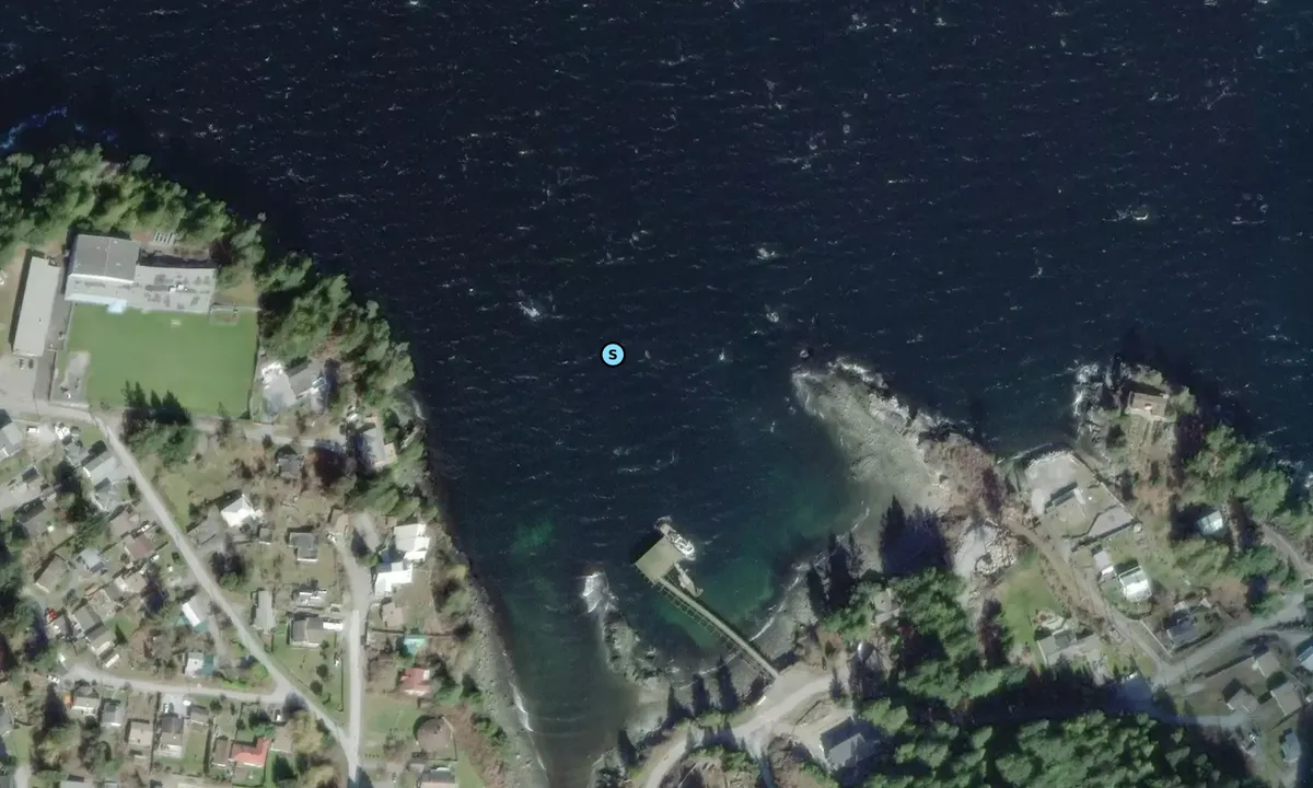 Satelite image of Van Anda Bay