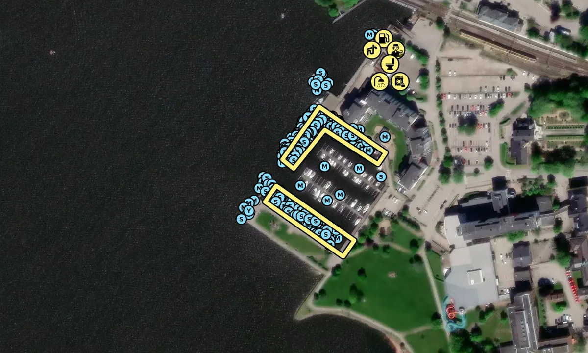 Satelite image of Vänersborg