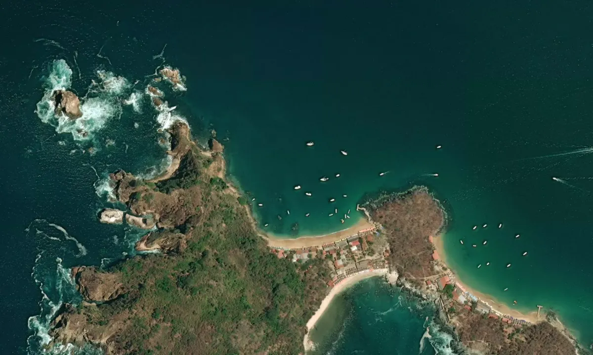 Flyfoto av Varadero Isla Ixtapa