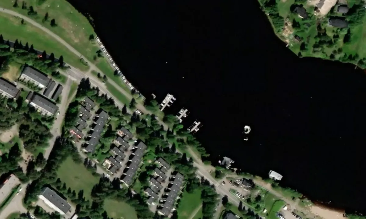 Flyfoto av Värtön venesatama