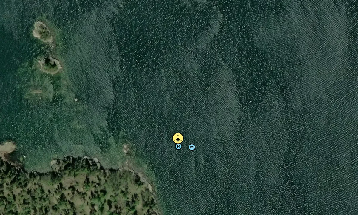 Satelite image of Vässarön - Ormön - SXK Uppsala-Roslagen bouy