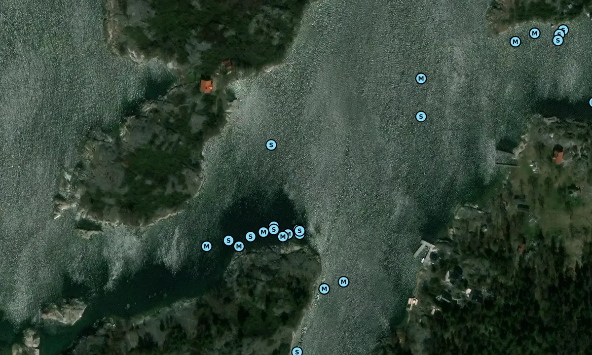 Satelite image of Västerö