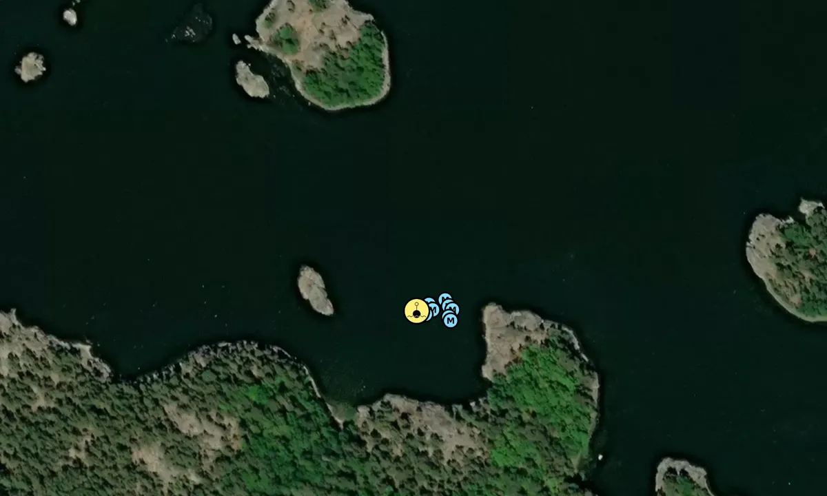 Satelite image of Västerö - SXK S:t Anna bouy