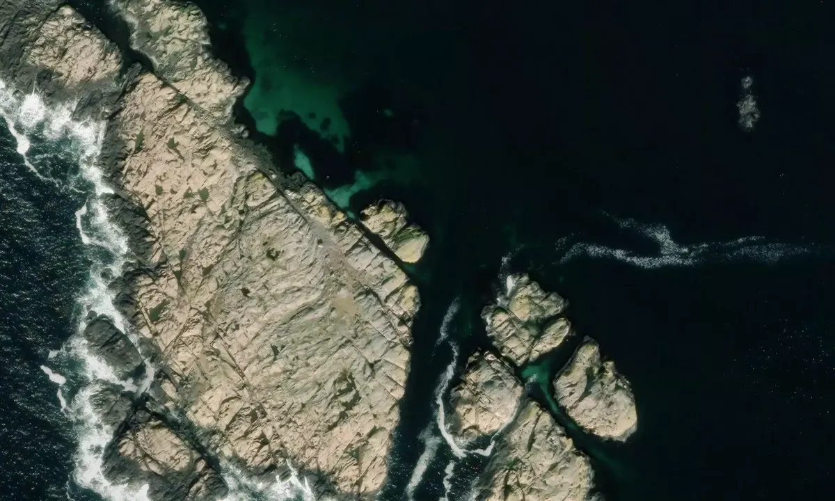 Satelite image of Västingskär