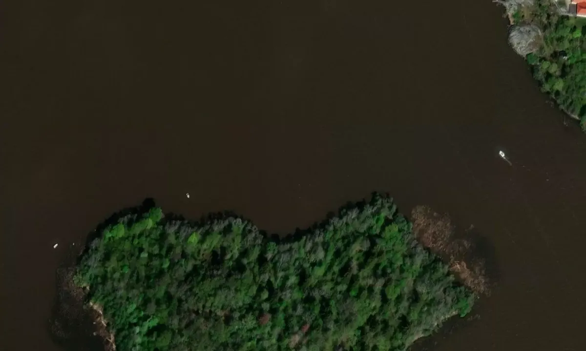 Satelite image of Västra holmen