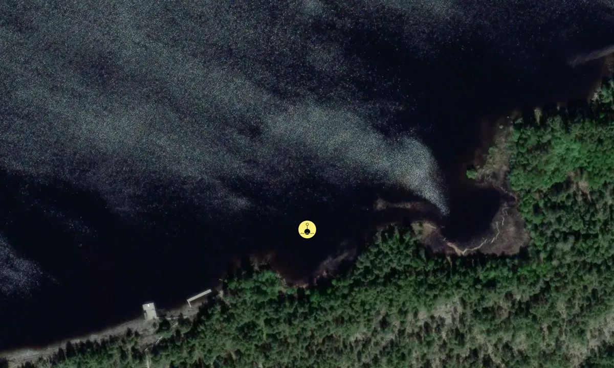 Satelite image of Västra Långholmen - SXK Vänerkretsen bouy