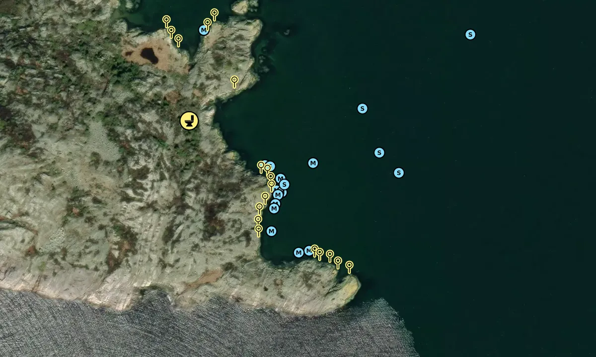 Satelite image of Vaxholmen