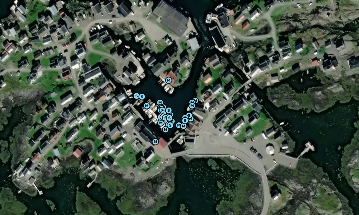 Satelite image of Veiholmen