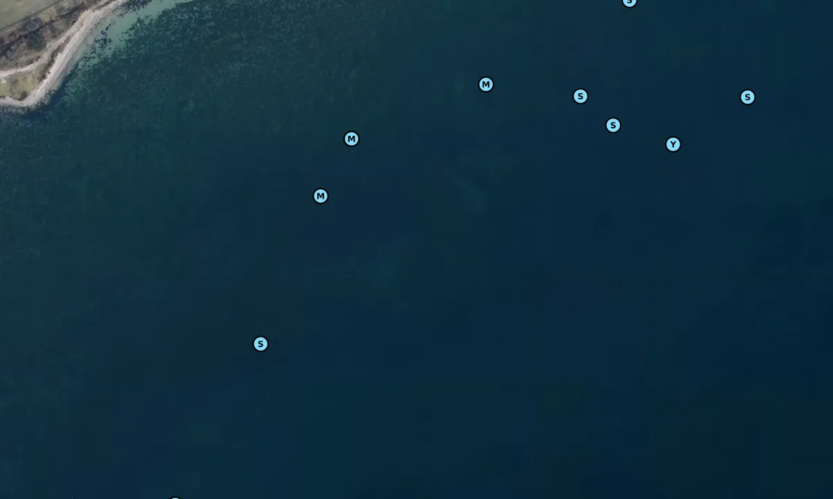Satelite image of Vejrø Anchorage