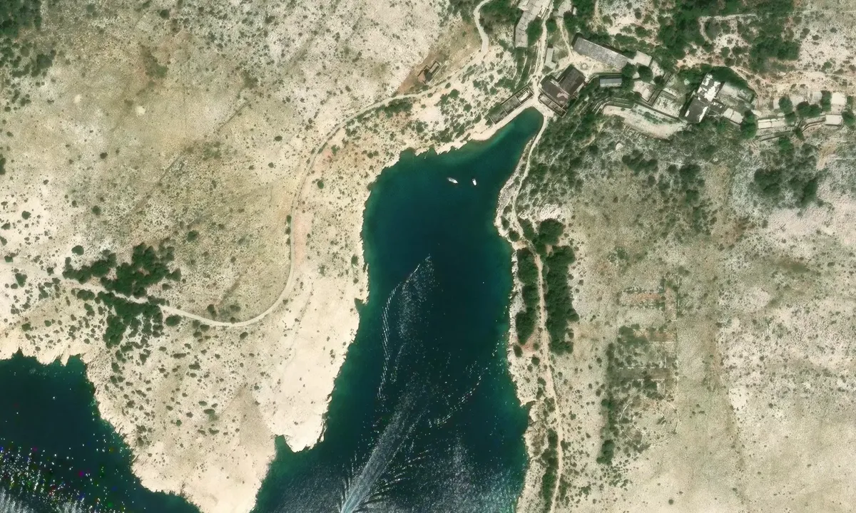 Satelite image of Vela Draga