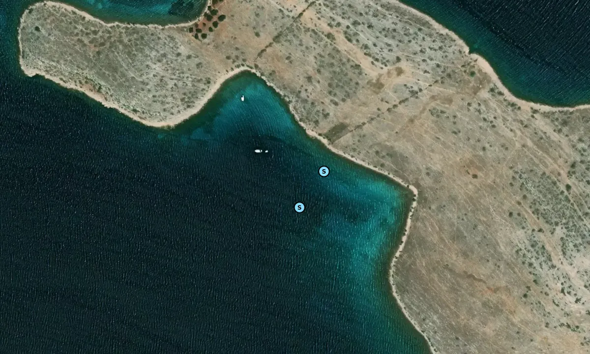 Satelite image of Vela Svrsata