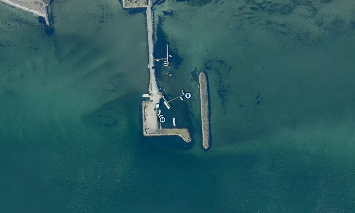 Satelite image of Vemmenæs Anløbsbro