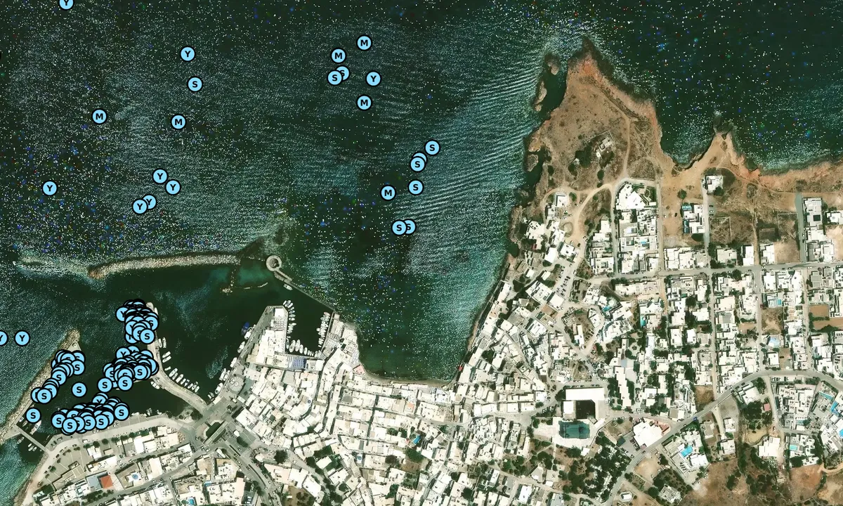 Satelite image of Venitian castle