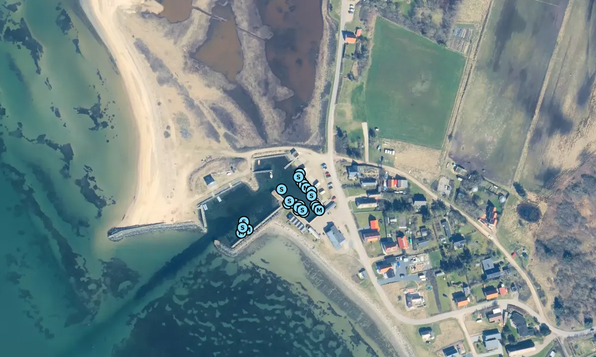 Satelite image of Venø Havn