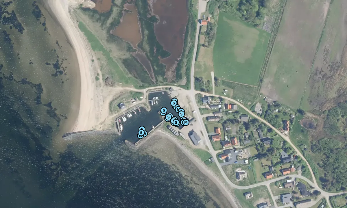 Satelite image of Venø Havn