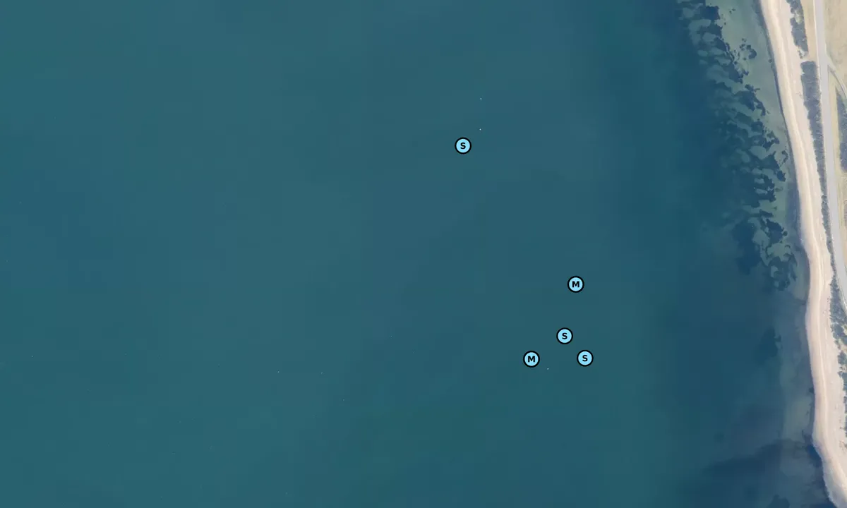 Satelite image of Venø W bouy