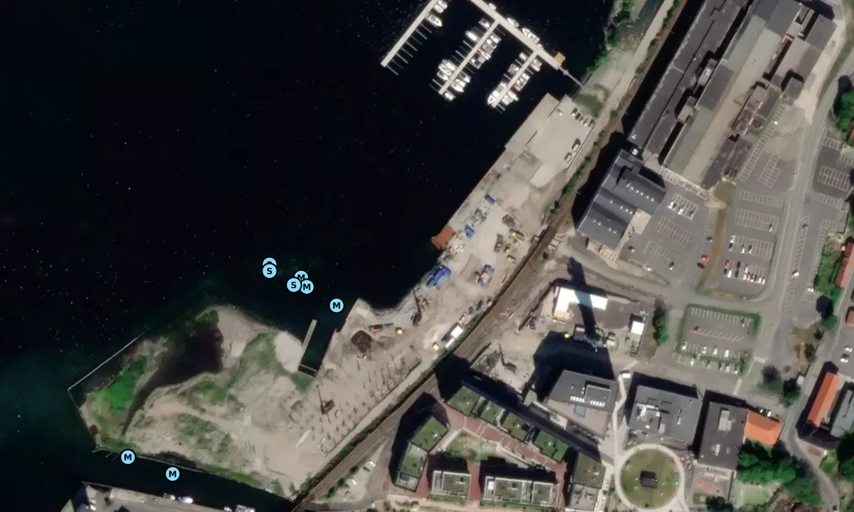 Satelite image of Verket Havn - Moss