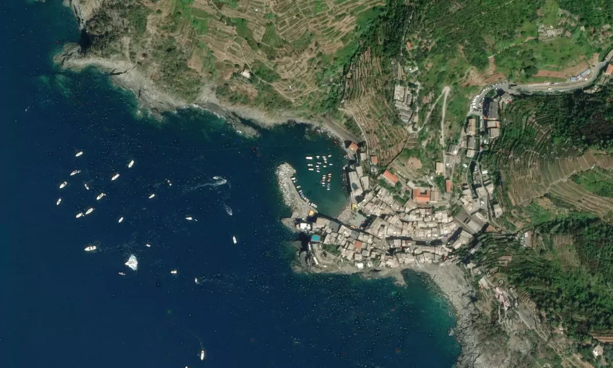 Flyfoto av Vernazza