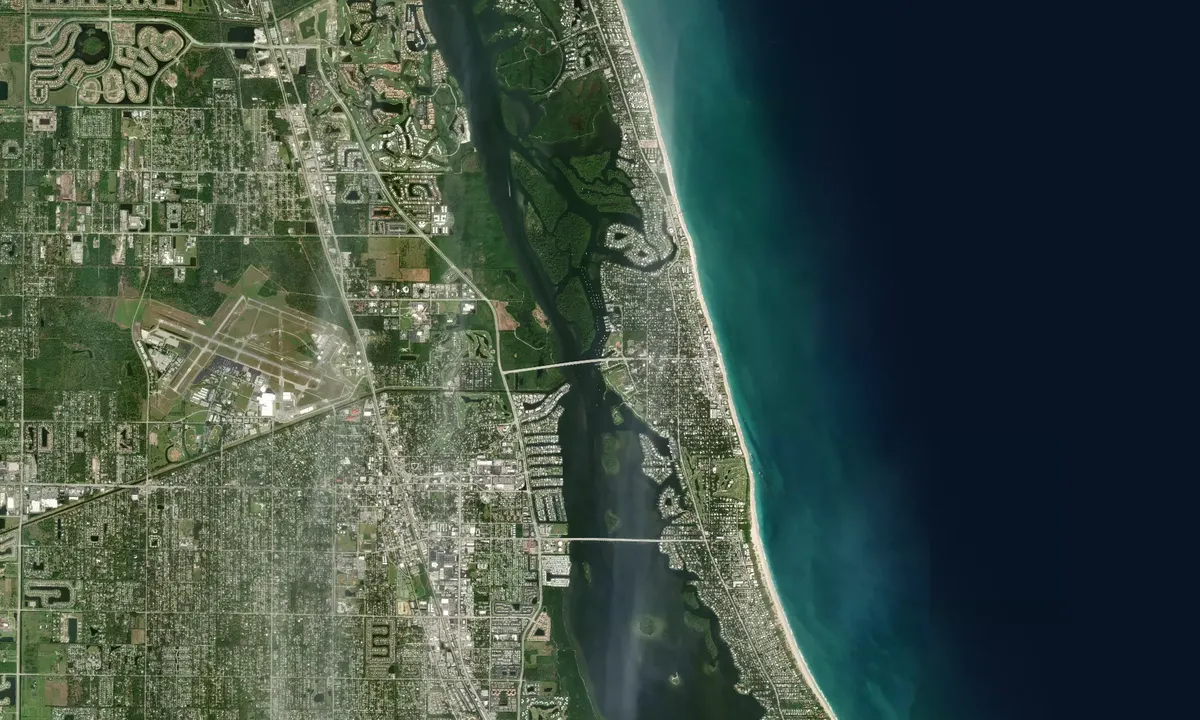 Flyfoto av Vero Beach South