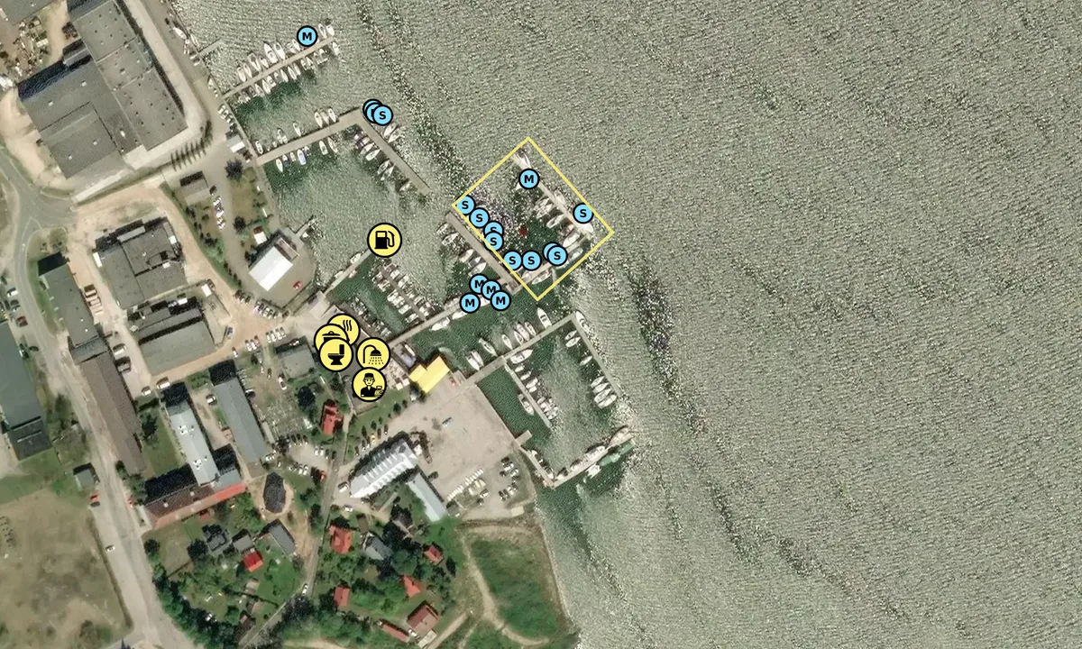 Satelite image of Veskiviigi Port