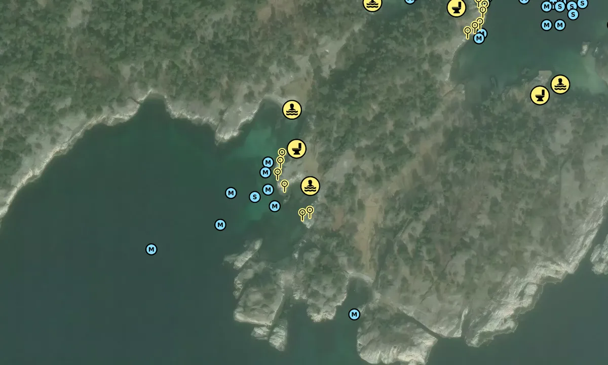 Satelite image of Vestre Hestholmbukta