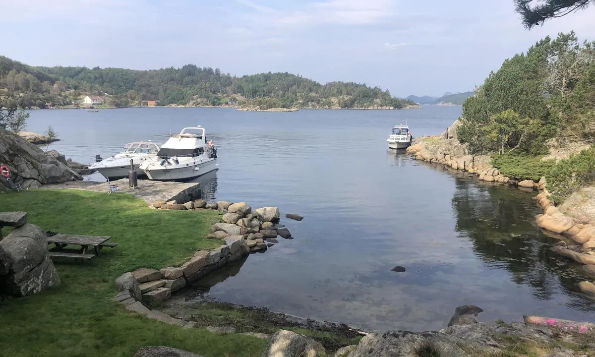 Vestre Kjeldevika - «Amadores»: {"base": "no", "no": "P\u00e5 denne perla av en plass er det steinbrygger p\u00e5 begge sider av vika. Fint \u00e5 ligge longside p\u00e5 den ytterste brygga p\u00e5 odden. \r\nFin sandstrand for de minste.\r\nGrillrister og benker er det ved gressplenen.\r\nS\u00f8ppeldunker og toalettrom finnes i nabovika 50 meter unna.", "se": "P\u00e5 denna p\u00e4rla till plats finns det stenbryggor p\u00e5 b\u00e5da sidor av viken. Fint att ligga longside p\u00e5 den yttersta bryggan p\u00e5 udden.<br />Fin sandstrand f\u00f6r de minsta.<br />Grillgaller och b\u00e4nkar finns vid gr\u00e4smattan.<br />Soptunnor och toalett finns i grannviken 50 meter bort.", "en": "At this gem of a place, there are stone piers on both sides of the cove. It's nice to lie alongside on the outermost pier on the point.<br>Nice sandy beach for the little ones.<br>Grill racks and benches are by the lawn.<br>Trash cans and restrooms are available in the neighboring cove 50 meters away.", "da": "P\u00e5 denne perle af en plads er der stenkajer p\u00e5 begge sider af vigen. Fint at ligge longside p\u00e5 den yderste kaj p\u00e5 odden.<br>Fin sandstrand for de mindste.<br>Grillriste og b\u00e6nke er der ved gr\u00e6spl\u00e6nen.<br>Affaldsspande og toiletter findes i nabovigen 50 meter v\u00e6k."}