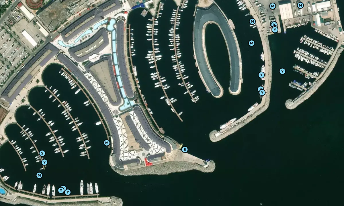 Satelite image of Viaport Marina Tuzla