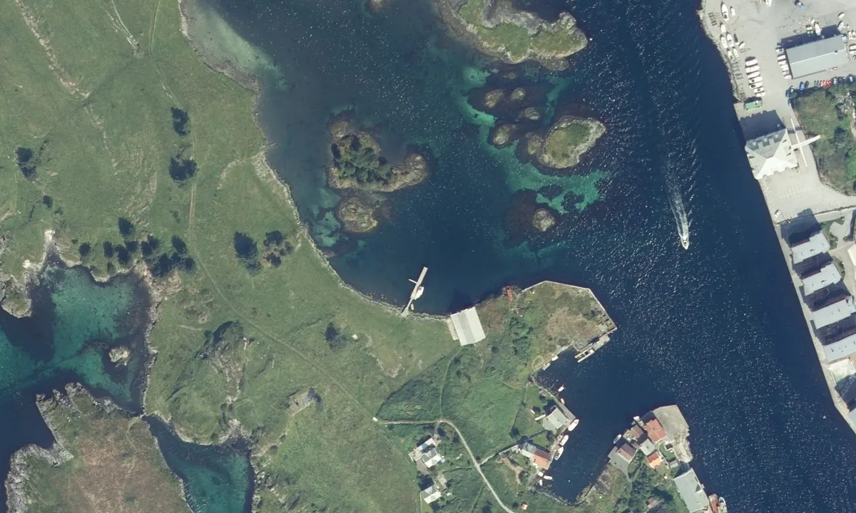 Flyfoto av Vibrandsøy - Haugesund