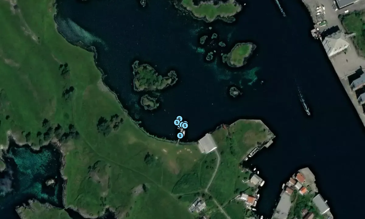 Satelite image of Vibrandsøy - Haugesund