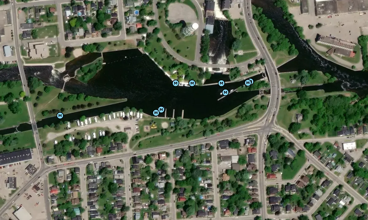 Satelite image of Victoria Park RV and Marina