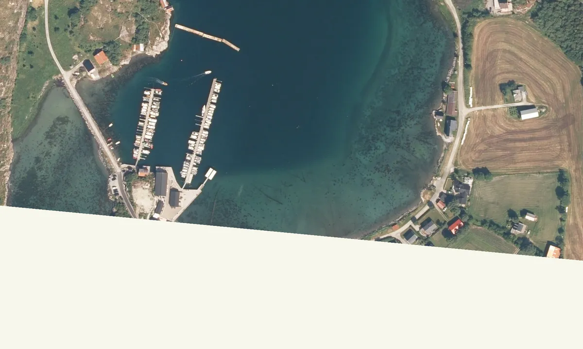 Flyfoto av Vik Båtforening