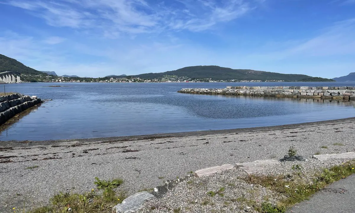 Vike Småbåtforening: Badeplass.