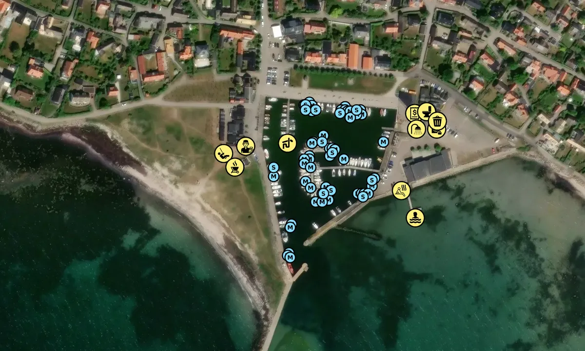 Satelite image of Vikens Hamn