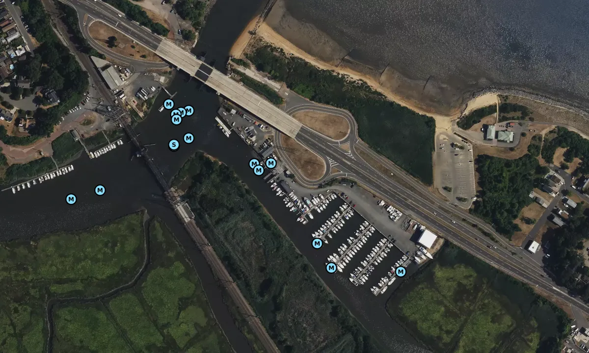 Satelite image of Vikings Marina