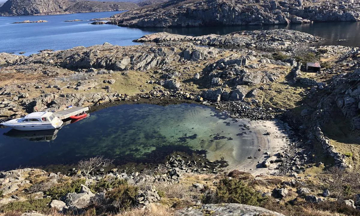 Vikkilen: Bildet er tatt i mot nord