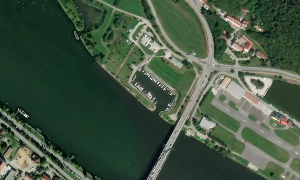 Satelite image of Vilshofen